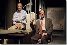 Timothy Edward Kane and Raymond Fox in Blood and Gifts at TimeLine Theatre Chicago.