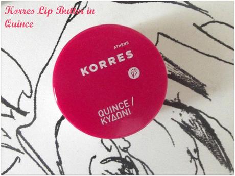 Korres Lip Butter, Quince, biggreensmile, Review