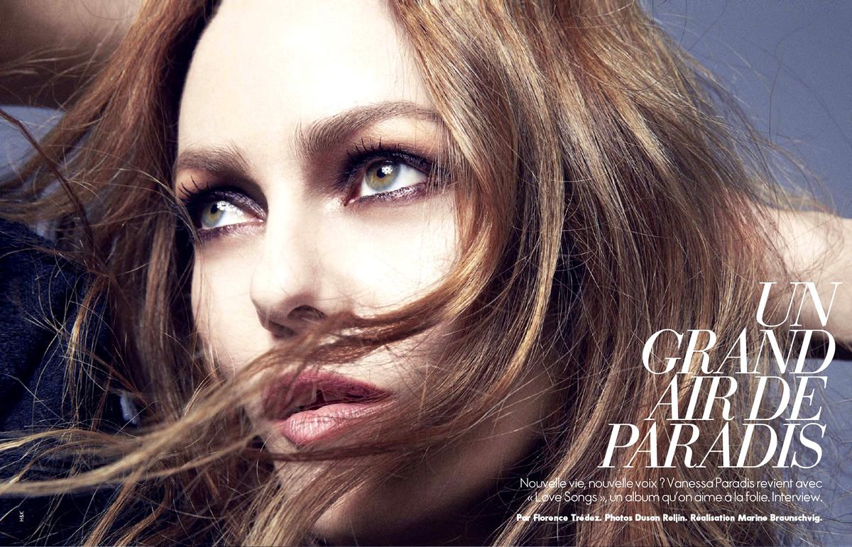 Vanessa Paradis by Dusan Reljin for Elle France May 3rd, 2013 2