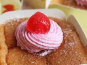 Strawberry Hokkaido Chiffon Cupcakes