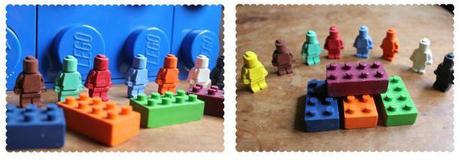 little posties crayon lego men and bricks