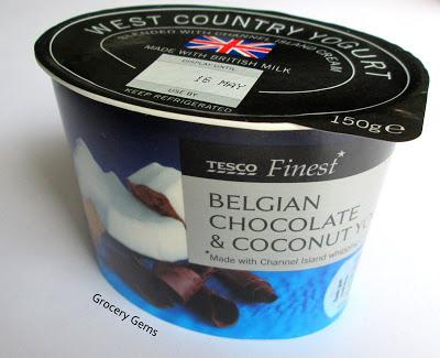 Tesco Finest Belgian Chocolate & Coconut Yogurt