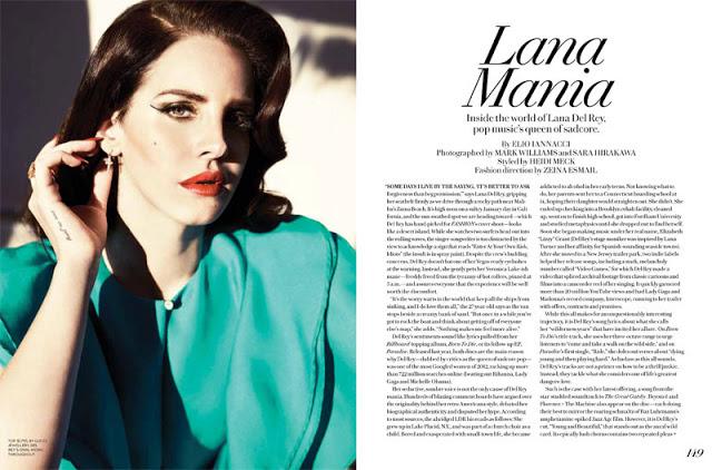 LANA DEL REY FOR FASHION MAGAZINE’S SUMMER 2013 COVER SHOOT