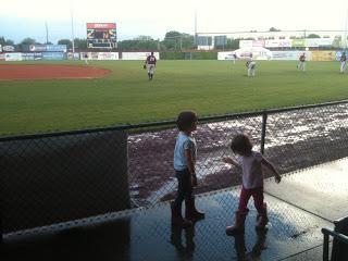 Rainy Otters Baseball Game