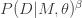 P(D|M,\theta)^\beta