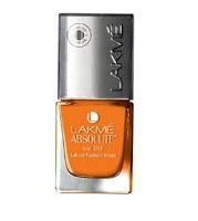 Lakme Absolute Nail Tint in Orange Squash