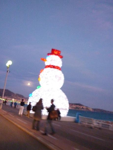 The Promenade des Anglais Nice at Christmas