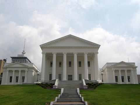 Virginia State Capitol in Richmond, Virginia 