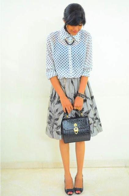 Polka dots and lovely skirts...