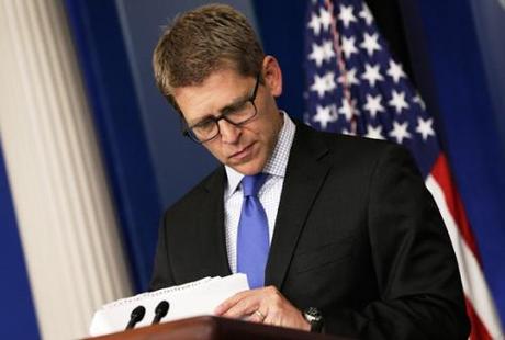 White House Press Secretary Jay Carney Holds Daily Press Briefing