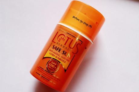 Lotus Herbal Safe Sun Spf100 Sunblock Review