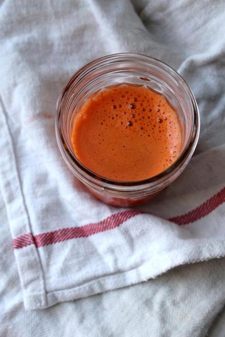 Carrot Juice Jam Jar