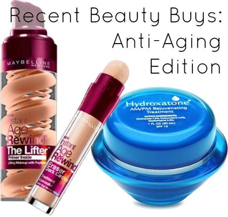 Recent Beauty Buys – Anti Aging Edition