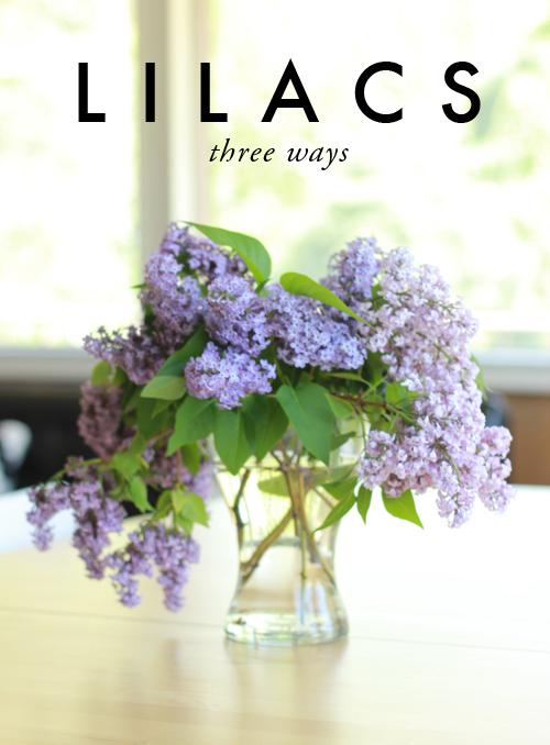 3 ways to arrange lilacs