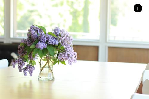 3 ways to arrange lilacs