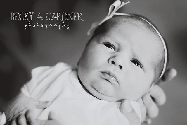 Newborn photo shoot with Becky A. Gardner Photography