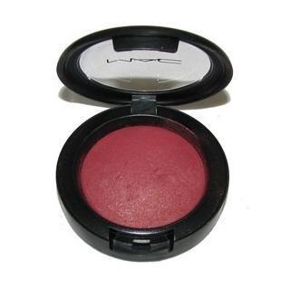MAC Blush in Sweet As Cocoa (Mineralize Blush) - Dirty Burgundy with Gold Pearl