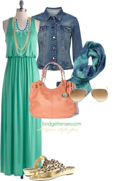 One Item, Five Fashionable Ways: Five Mint Green Maxi Dress Outfits ...