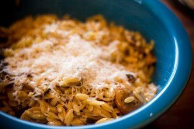 Mushroom Orzo