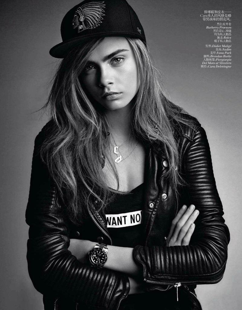 Cara Delevingne by Patrick Demarchelier for Vogue China June 2013 2