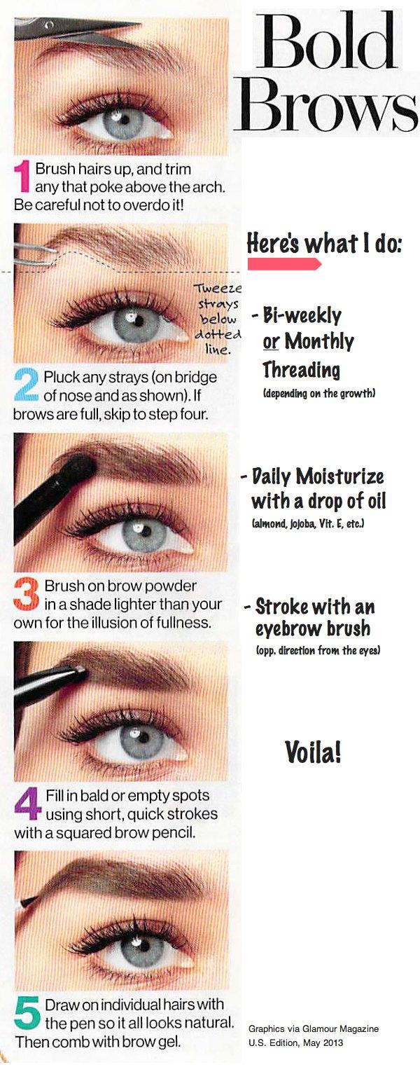 How to get bold eyebrows?