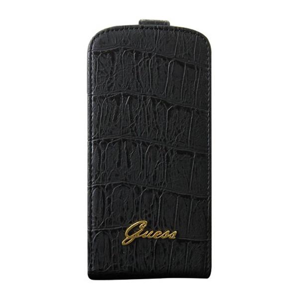 Black Leather flip cover for Galaxy S3 by Guess 