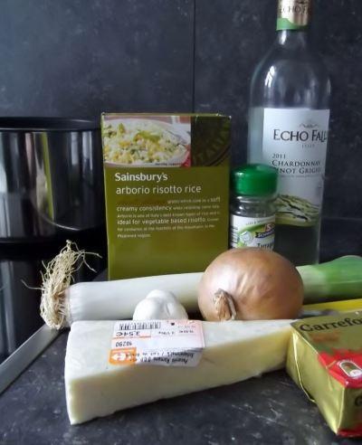 Leek Risotto Ingredients