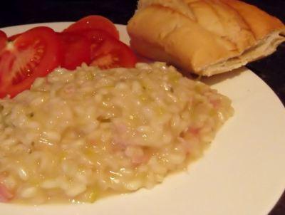 Leek Risotto Close Up