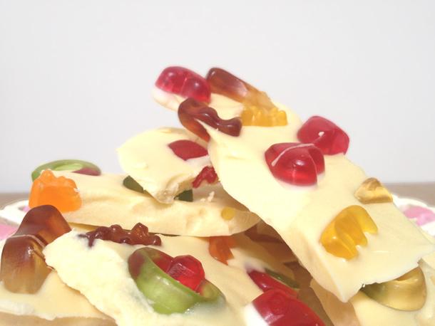 White Chocolate Sweetie Bark