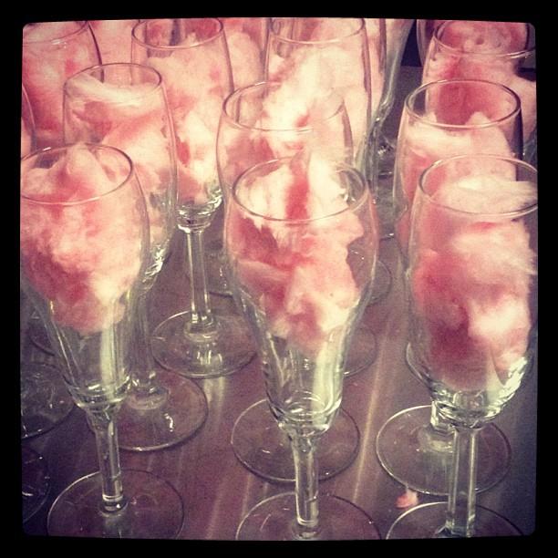 cotton candy cocktails, cotton candy drinks, cotton candy champagne