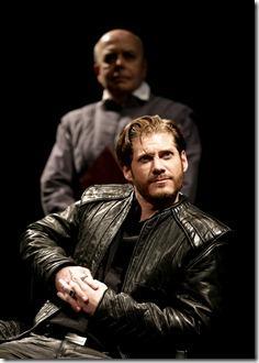 Gregory Wooddell and William Dick in Henry VIII at Chicago Shakespeare Theater.