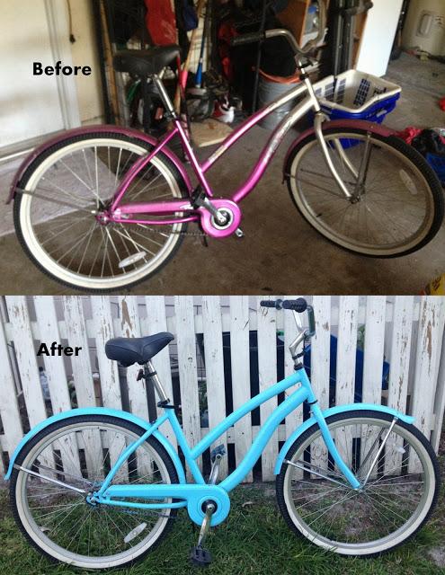 {Before & After} Beach Bike
