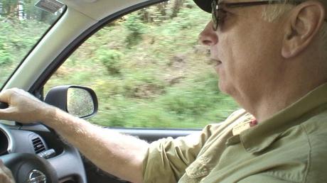 bob drives car - Enniskerry - Wicklow - Ireland