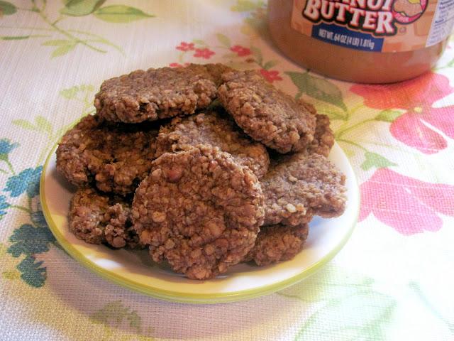 Healthy Peanut Butter Oatmeal Cookies! (No Flour!)