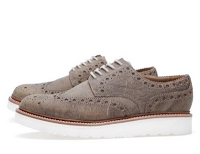 The Everyday, Any Way Brogue:  Grenson Archie V Brogue in Mushroom Kurdy Wax