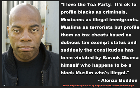 This status from @[19842144066:274:Alonzo Bodden] deserves meme status.

Share the love.  And go like his page, for God's sake.

Http://Facebook.com/TheMarmelPage