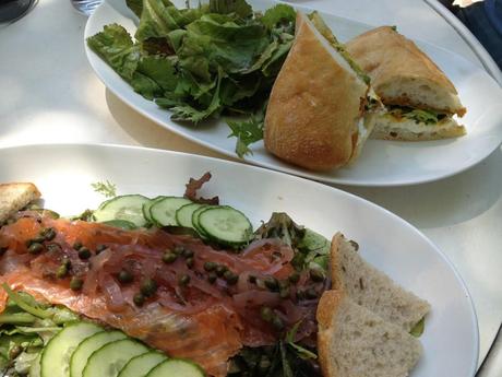 village tea room salmon salad