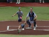 Lieutentant Suprises Daughter Threw First Pitch Last Night’s Rays Game