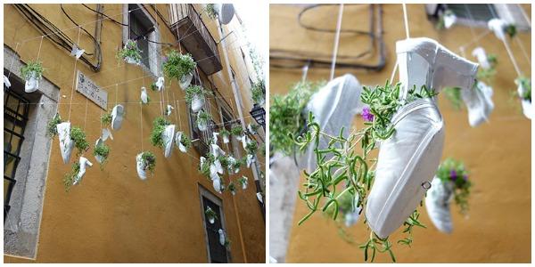 Gardening in your old shoes