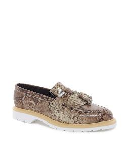 Snake Charmer:  ASOS Made in England Tassel Loafers in Snake