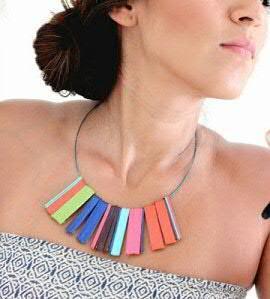 DIY Tutorial | A Colorful Bobby Pin Necklace