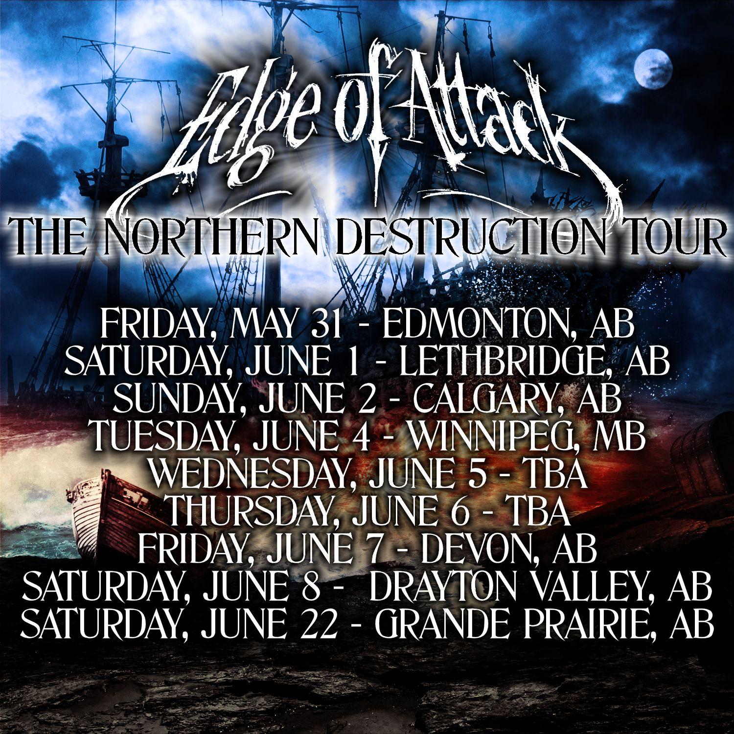 Power Thrashers Edge of Attack Announce 'Northern Destruction Tour'; New Music Video 'In Hell'