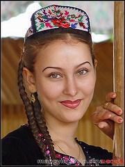This is a very White looking Uighur woman. Note the tall, angular, thin nose. I am not sure what European type she resembles. Any guesses?