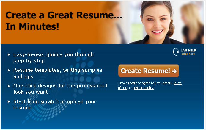 livecareer - resume builder