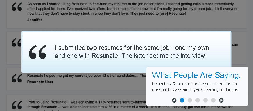 resunate - resume builder