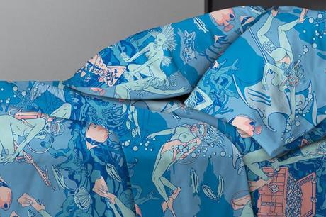 Vice Merchants Pearl Divers Bed Sheets