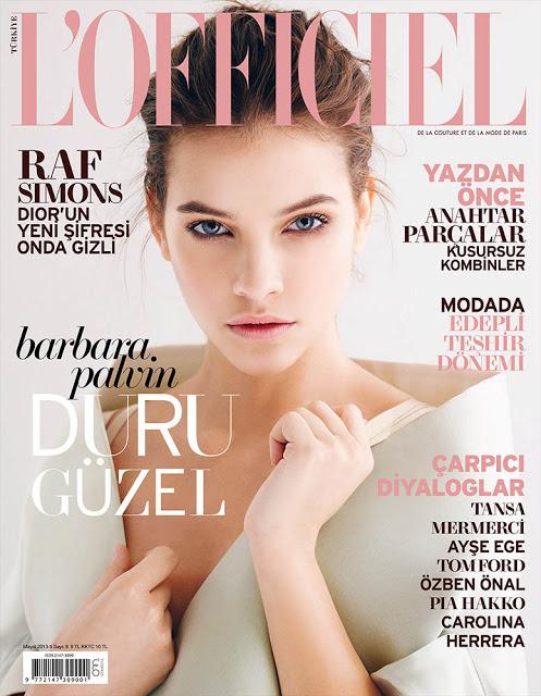 BARBARA PALVIN FOR L’OFFICIEL TURKEY MAY 2013 COVER