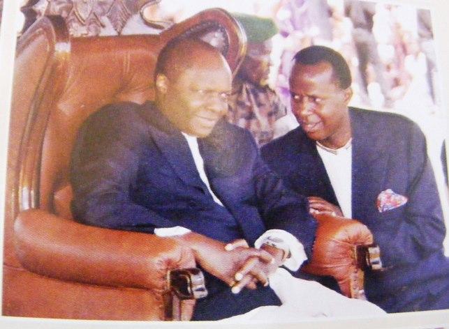 The Kabaka of Buganda and brother David Wasajja