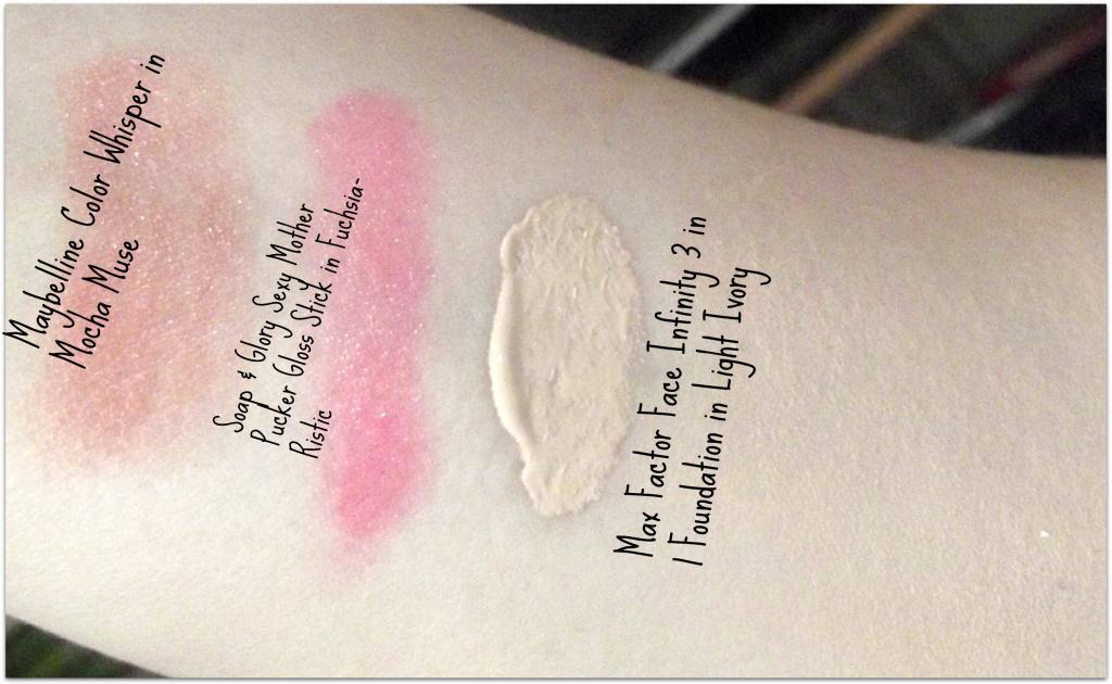  photo SwatchesofMaybellineSoapandGloryMaxFactor_zps857e2668.jpg