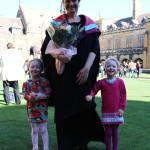 Mummy and the girls after I graduated